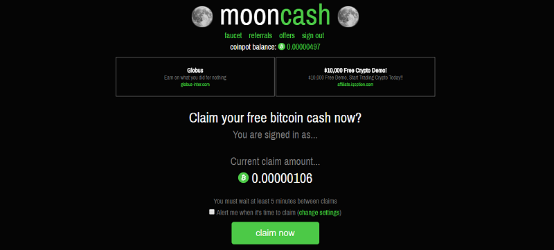 Moon Cash Kryptokanal - 