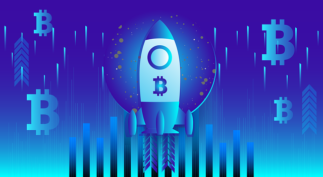 bitcoin-to-the-moon Bild von Satheesh Sankaran auf Pixabay