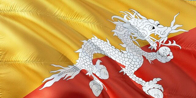 Flagge Bhutan