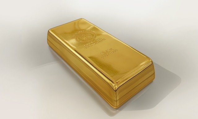 Gold oder Bitcoin? Goldbarren
