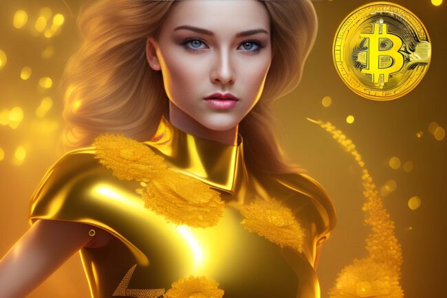 KI generiertes Bitcoin-Bild KI generiertes Bitcoin-Bild